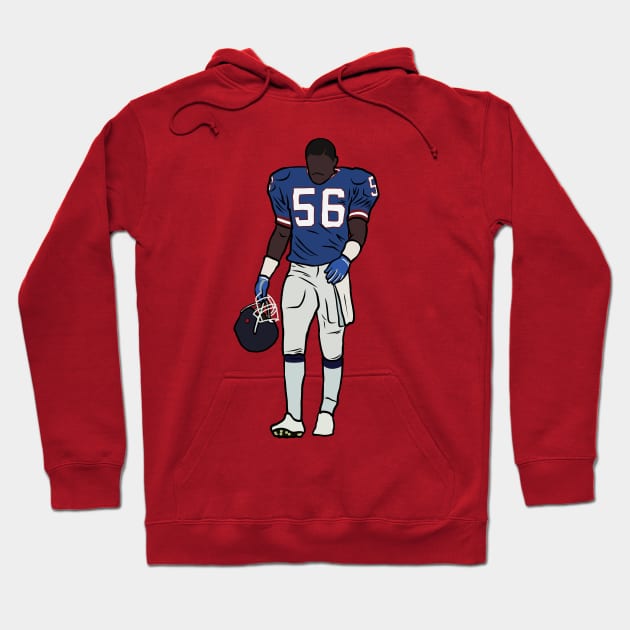 Lawrence Taylor Walk-Off Hoodie by rattraptees